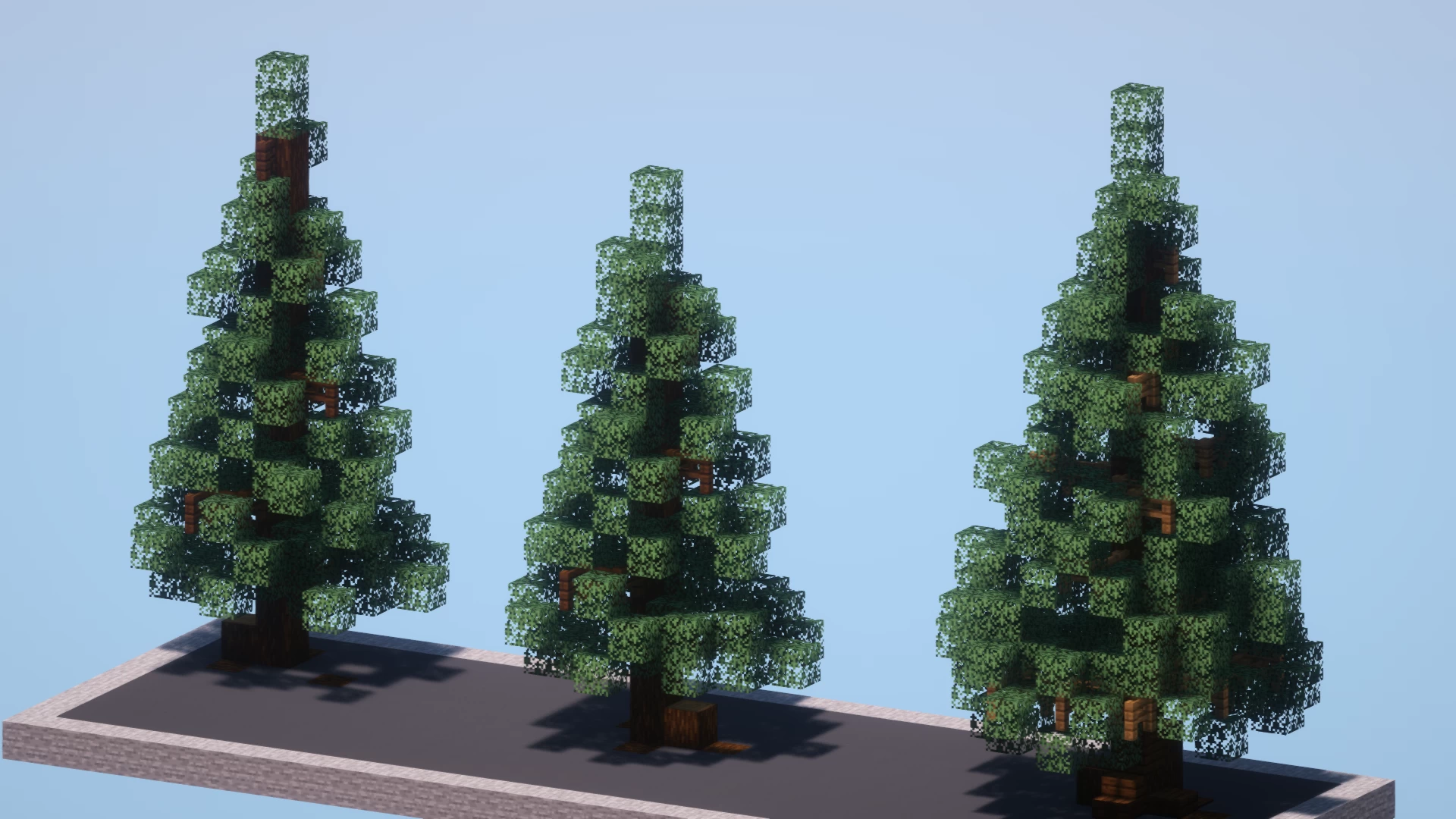 Custom Spruce Trees Pack