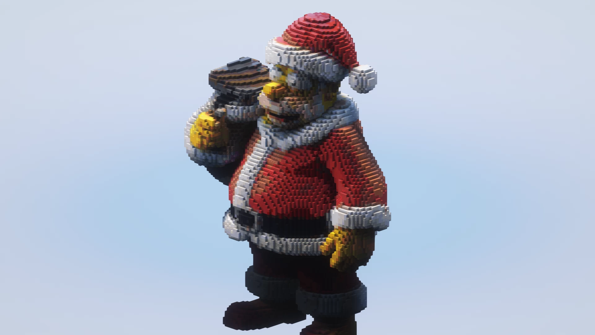 Santa Homer Simpson
