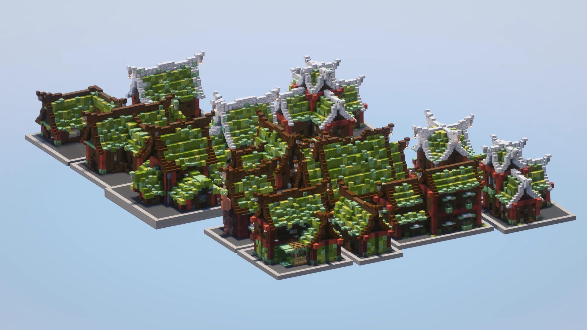 Christmas Medieval House Pack