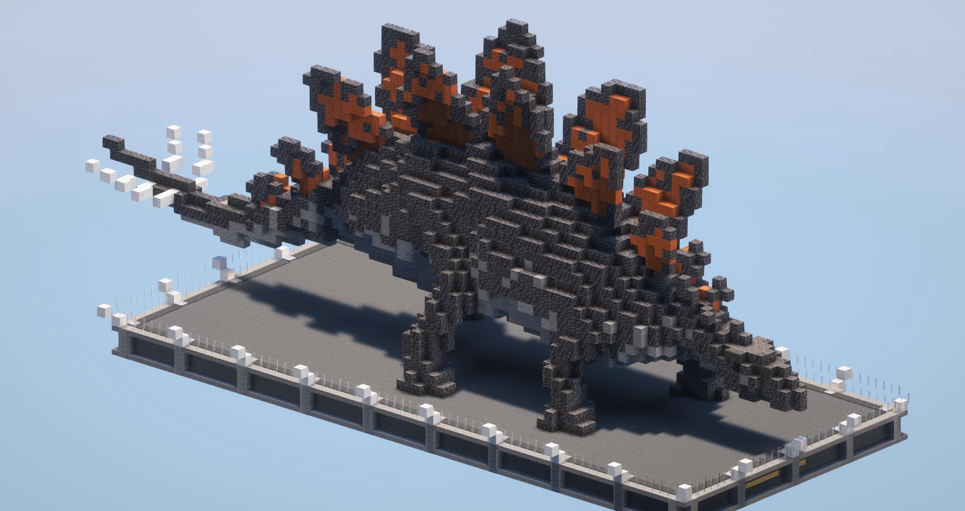 Gray Stegosaurus