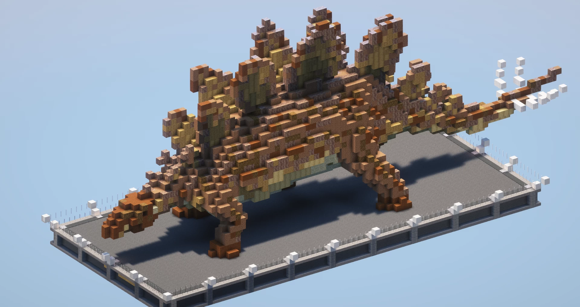 Yellowish Stegosaurus