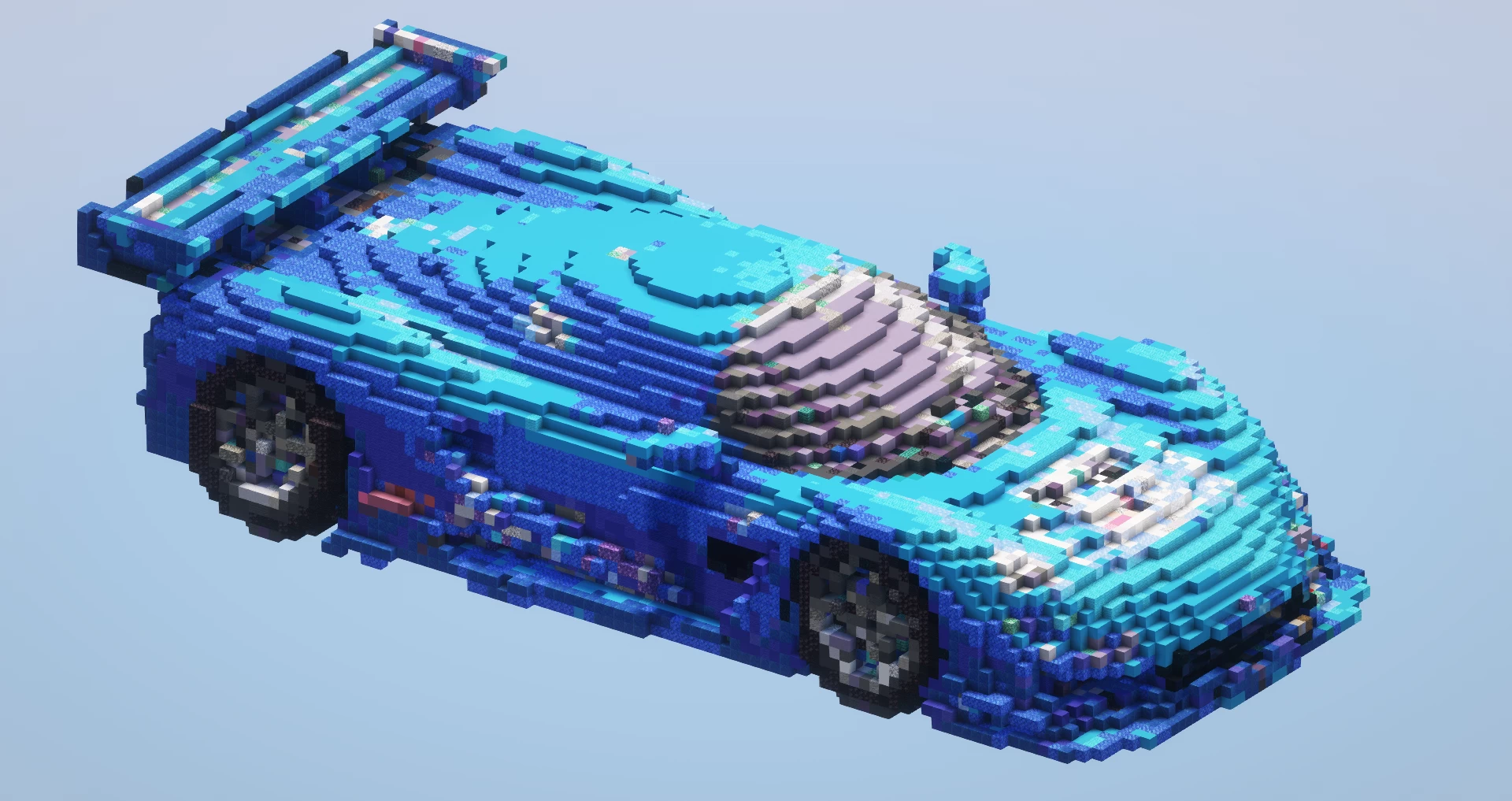 Blue Racer Car