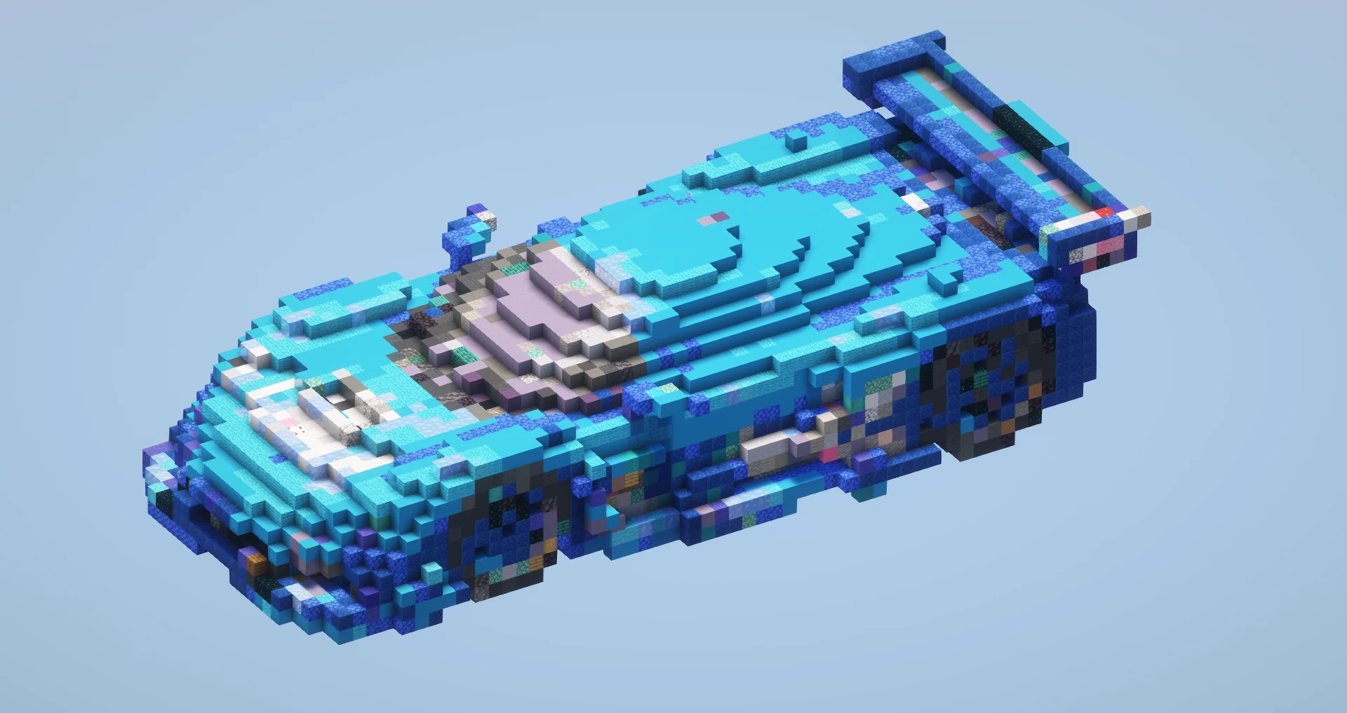 Blue Racer Car small