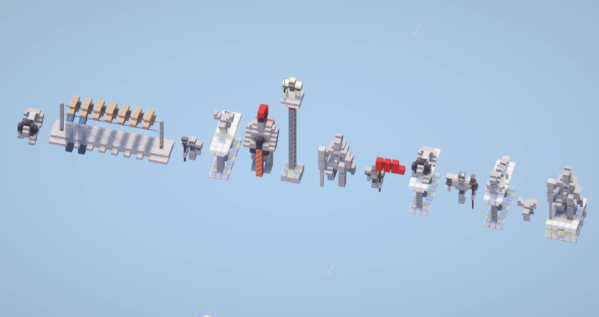 Stone statues pack