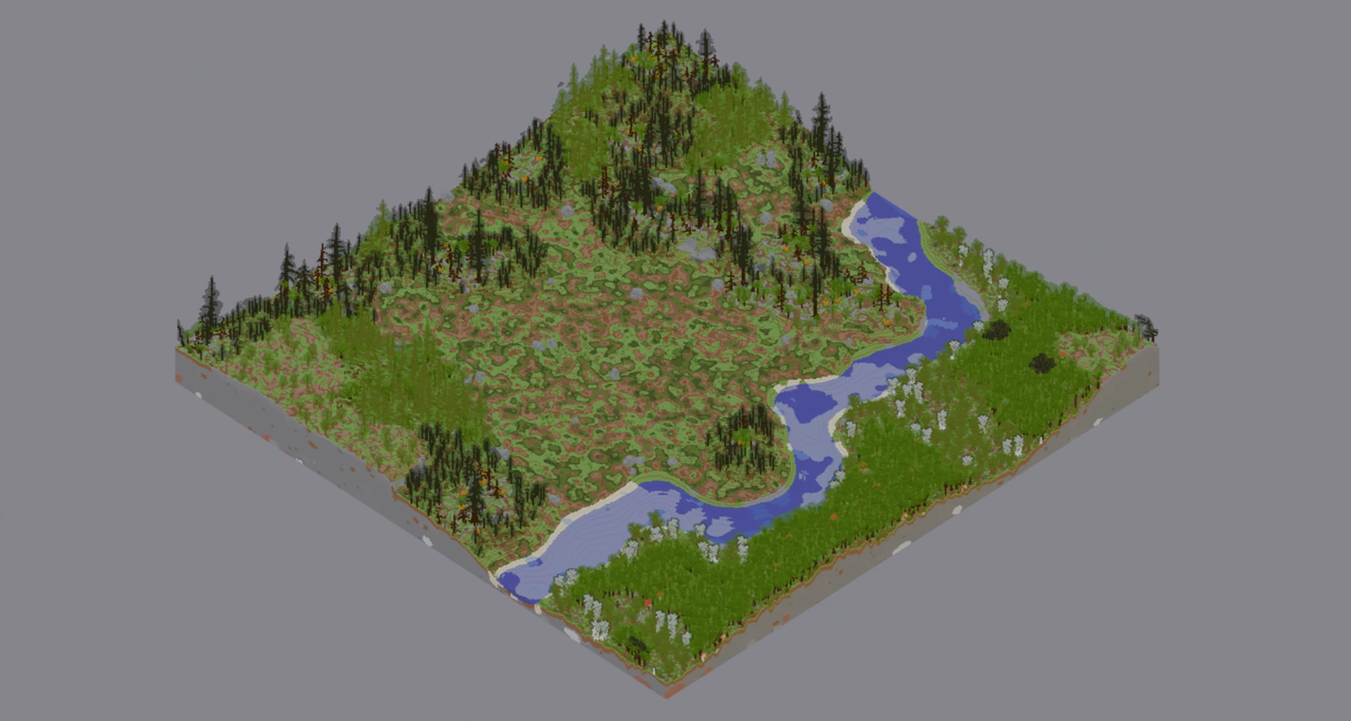 Survival Taiga Custom Map