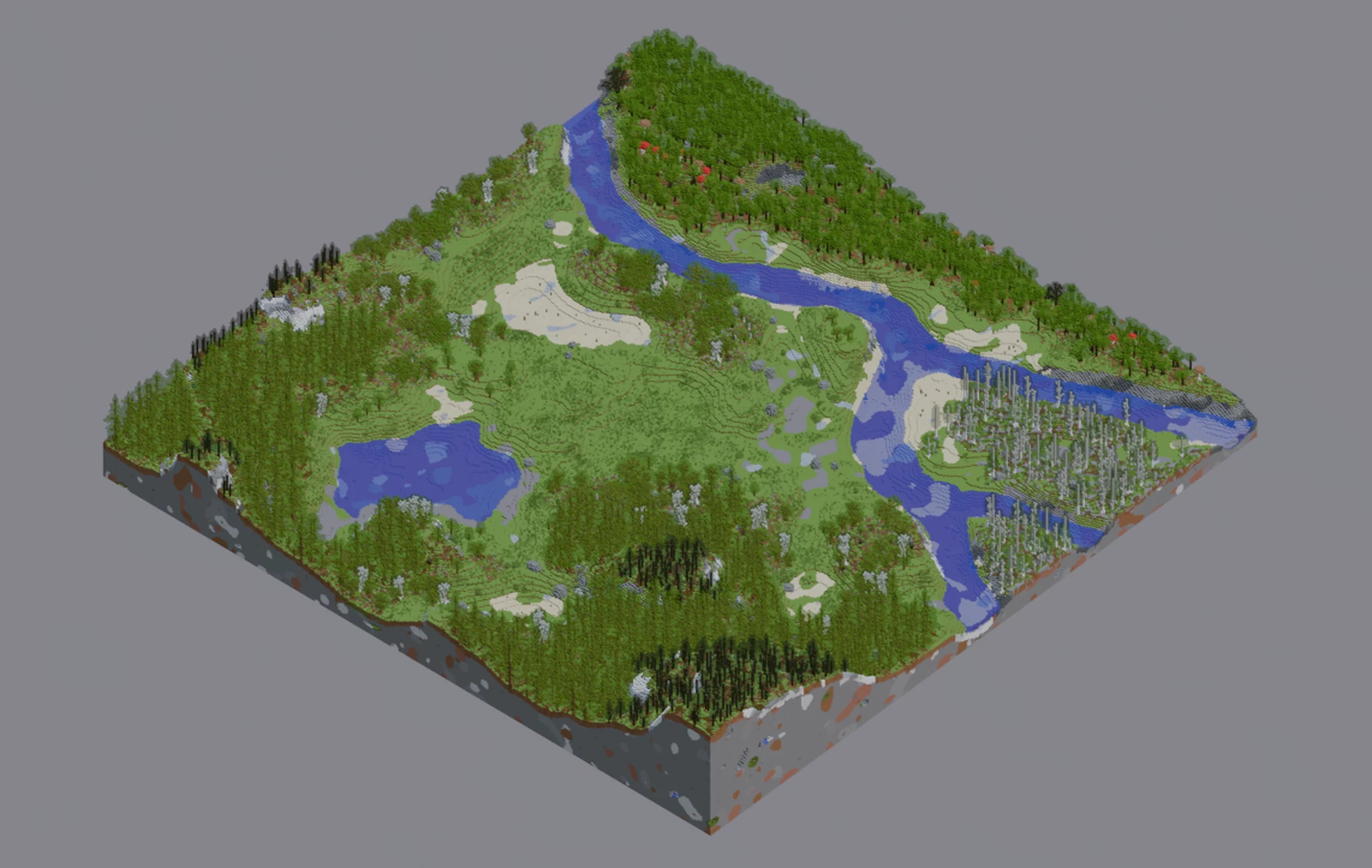 Survival Plains Forest Custom Map