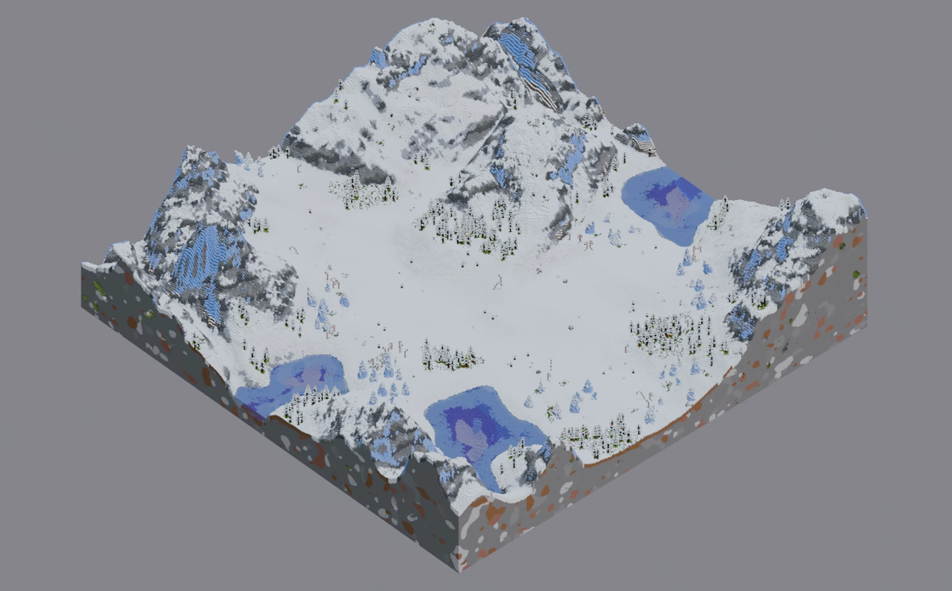 Survival Snowy Christmas Custom Map