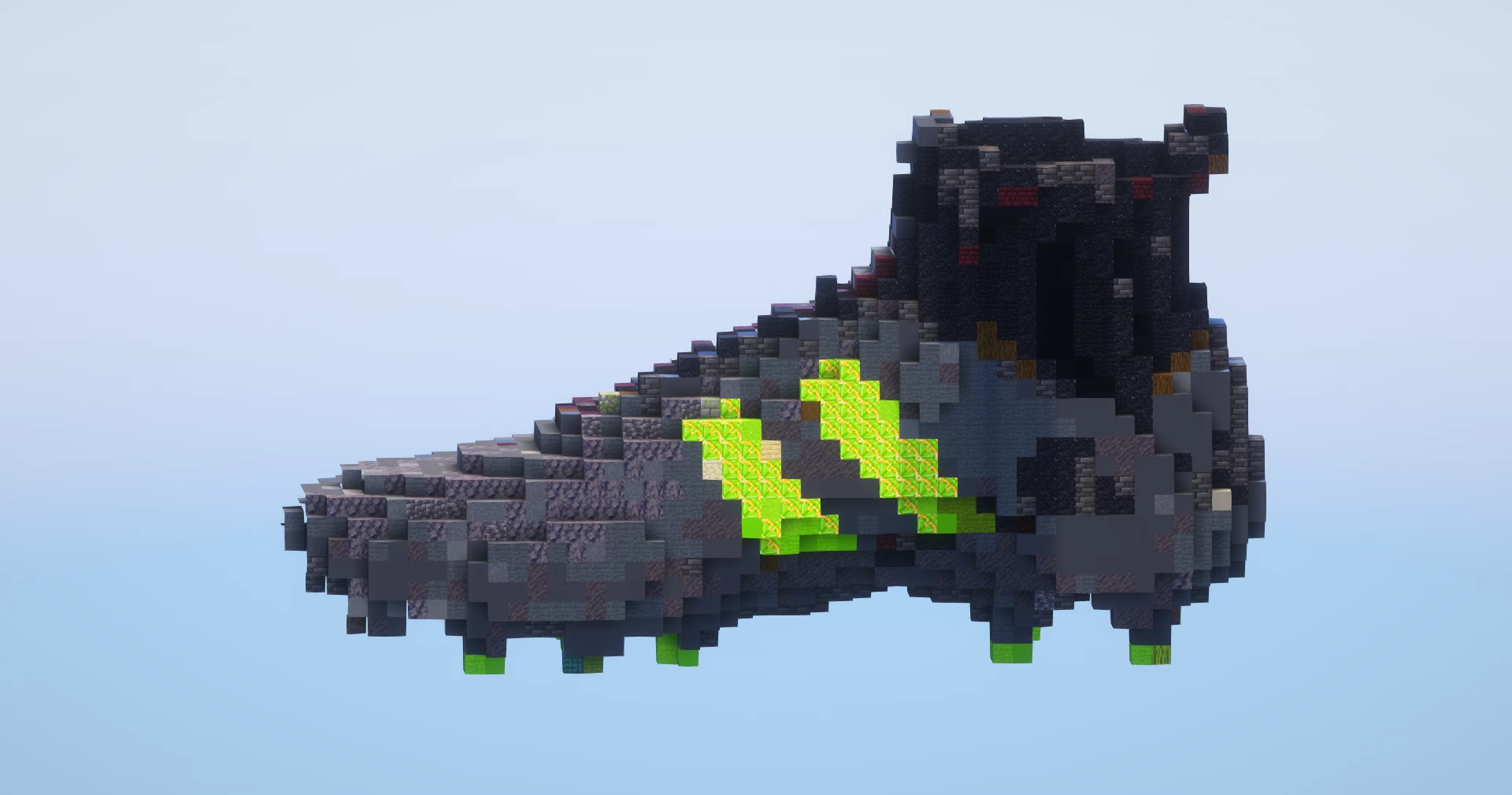 Minecraft Easy Boot Build Adidas Football Boots - Minecraft Schematics