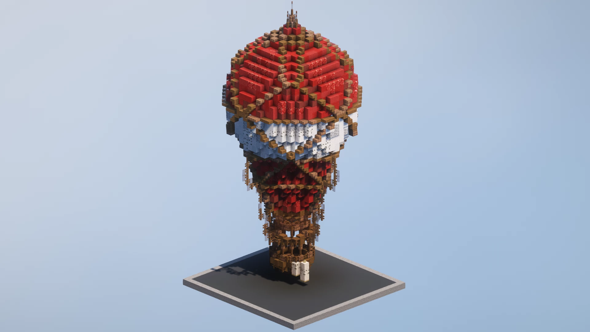 Red Hot Air Baloon