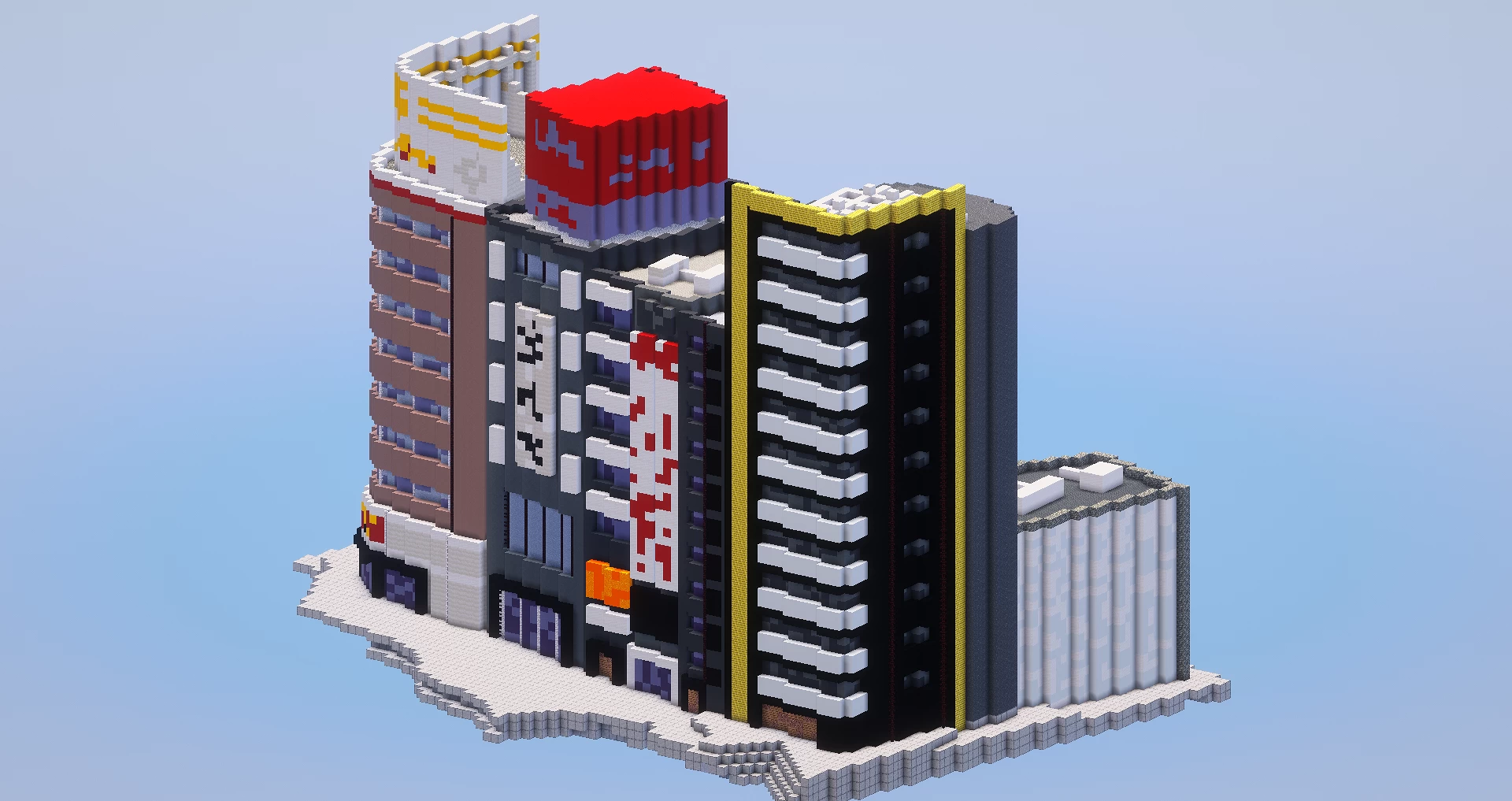 Modern Minecraft Skyscrapers