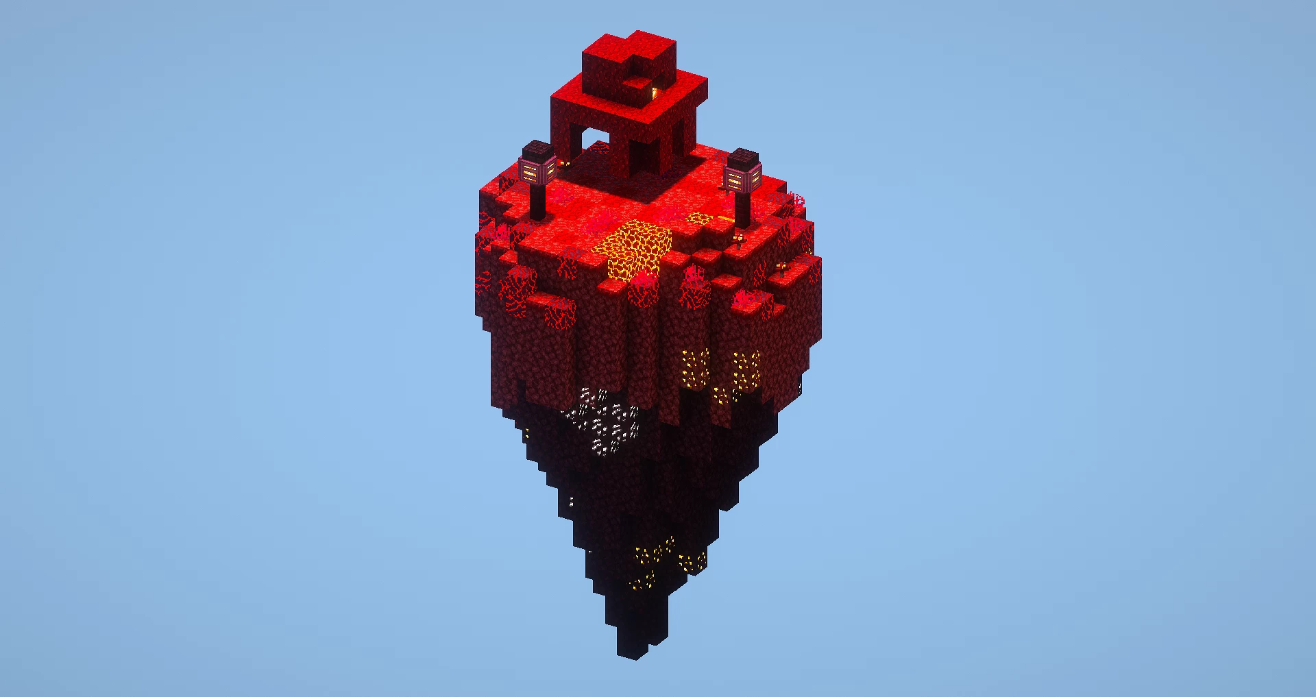 Flying Nether Island