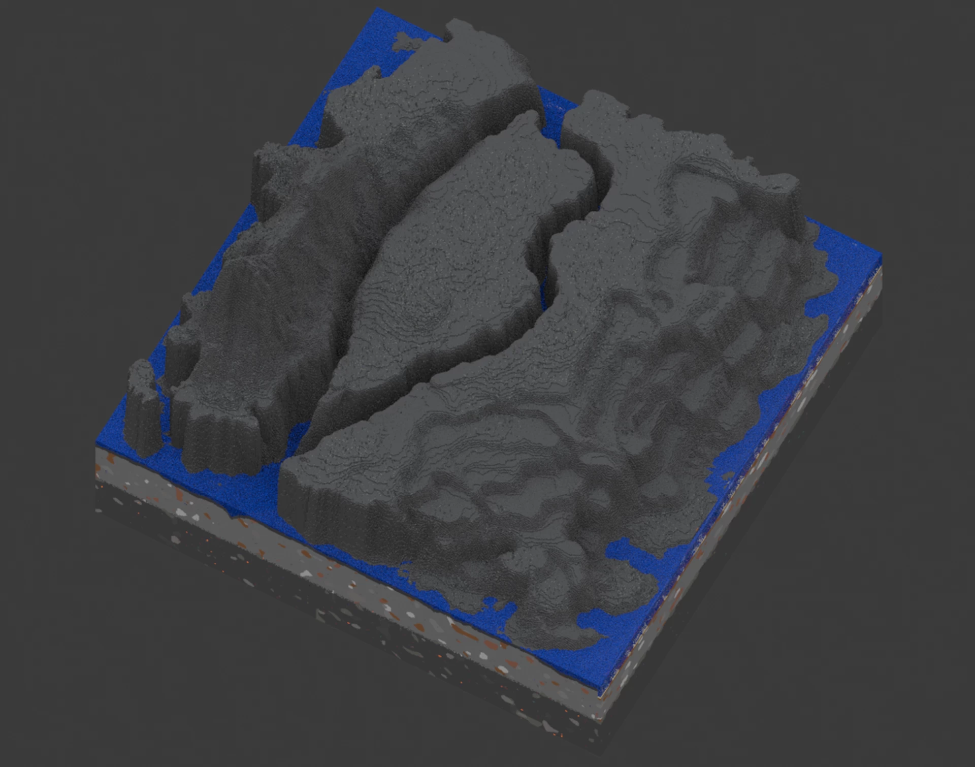 Basalt Cliffs Survival Custom Map