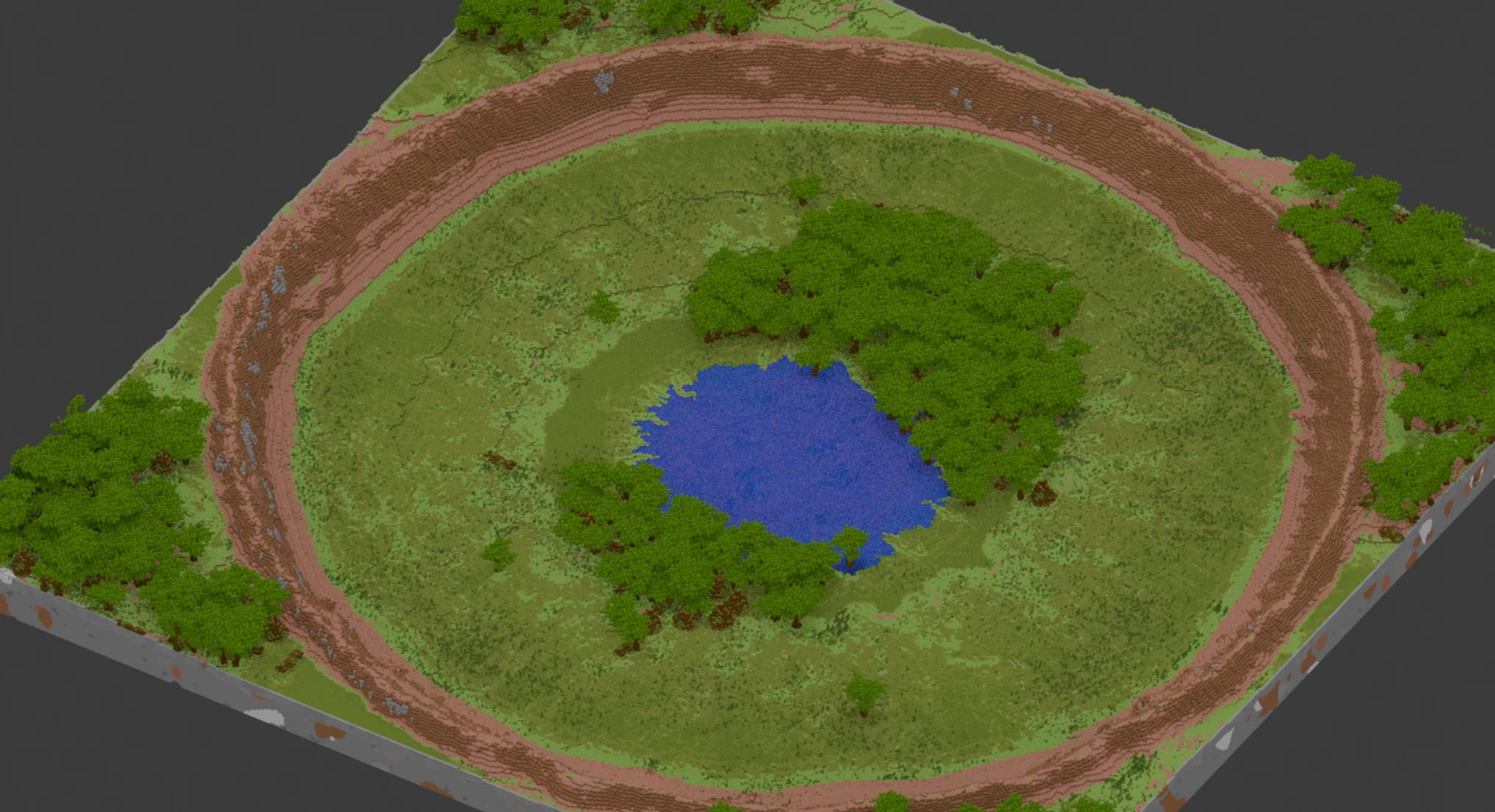 Crater Custom Map 500x500 Blocks