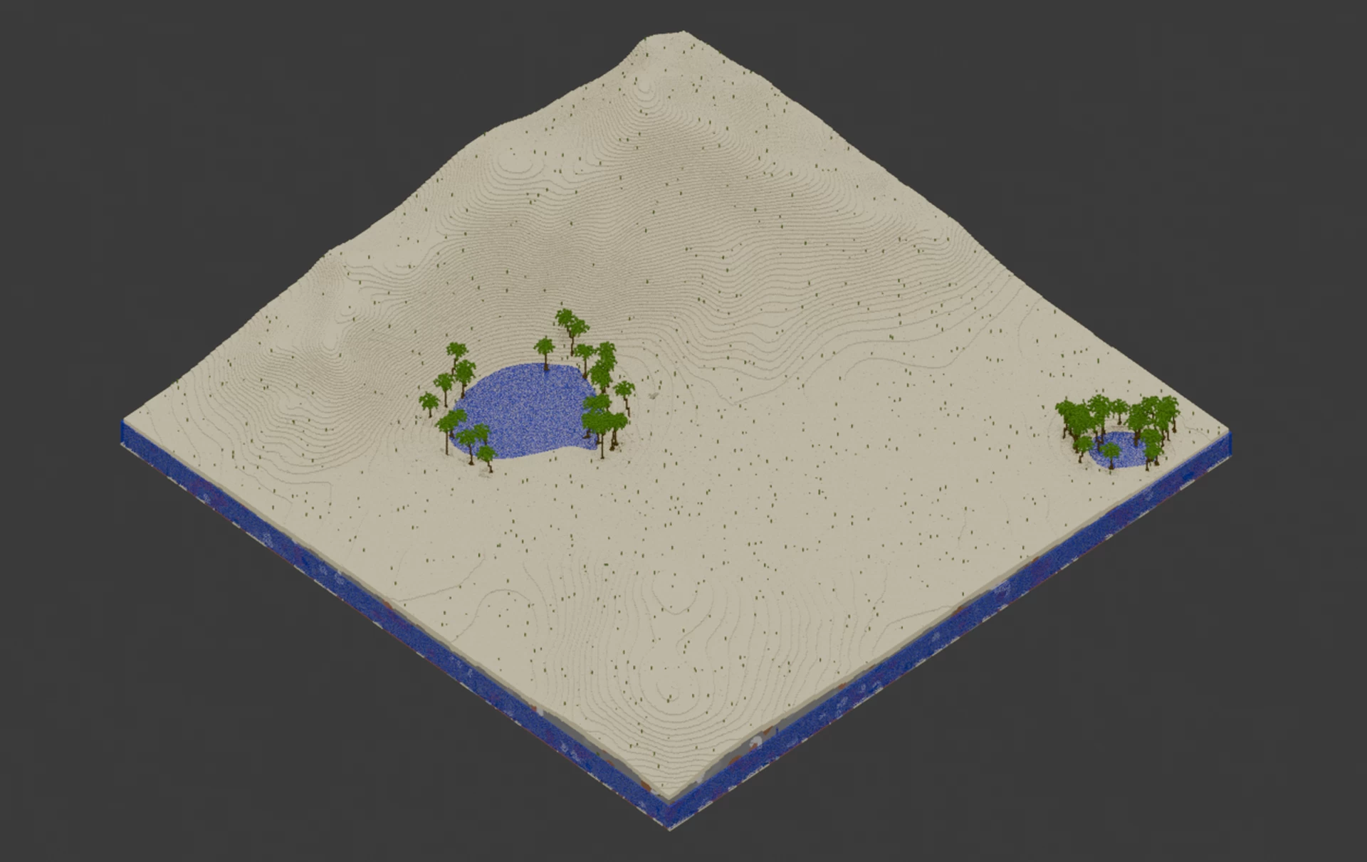 Desert Custom Map 500x500 Block