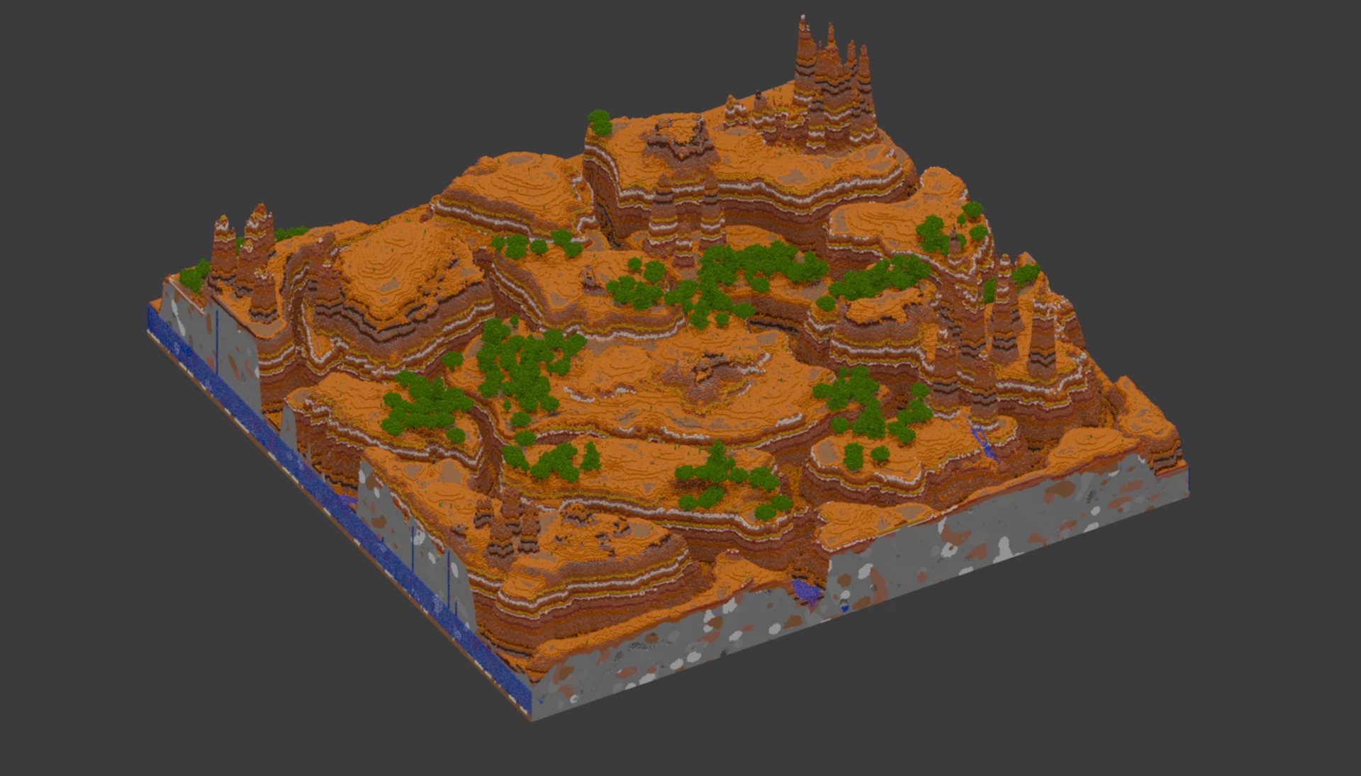 Mesa Custom Map 500x500 Blocks