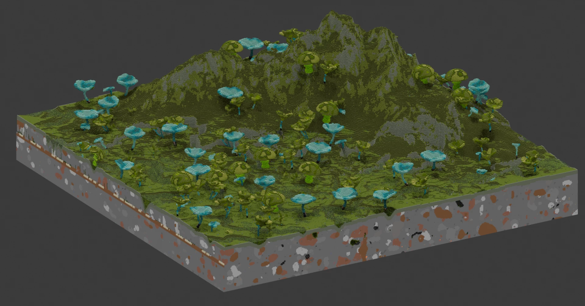 Radioactive World Custom Map 500x500 Blocks