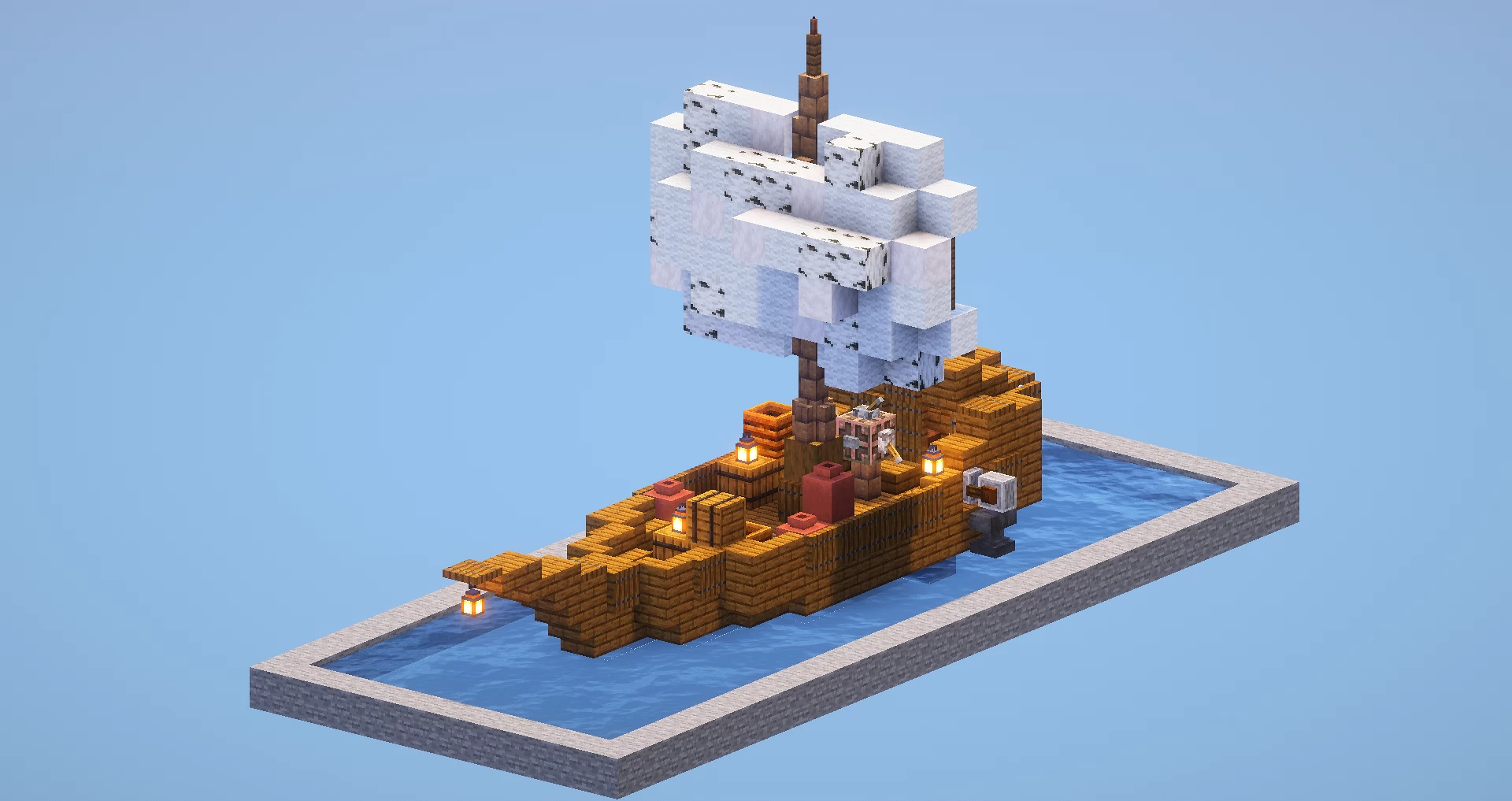 Medium Spruce Boat