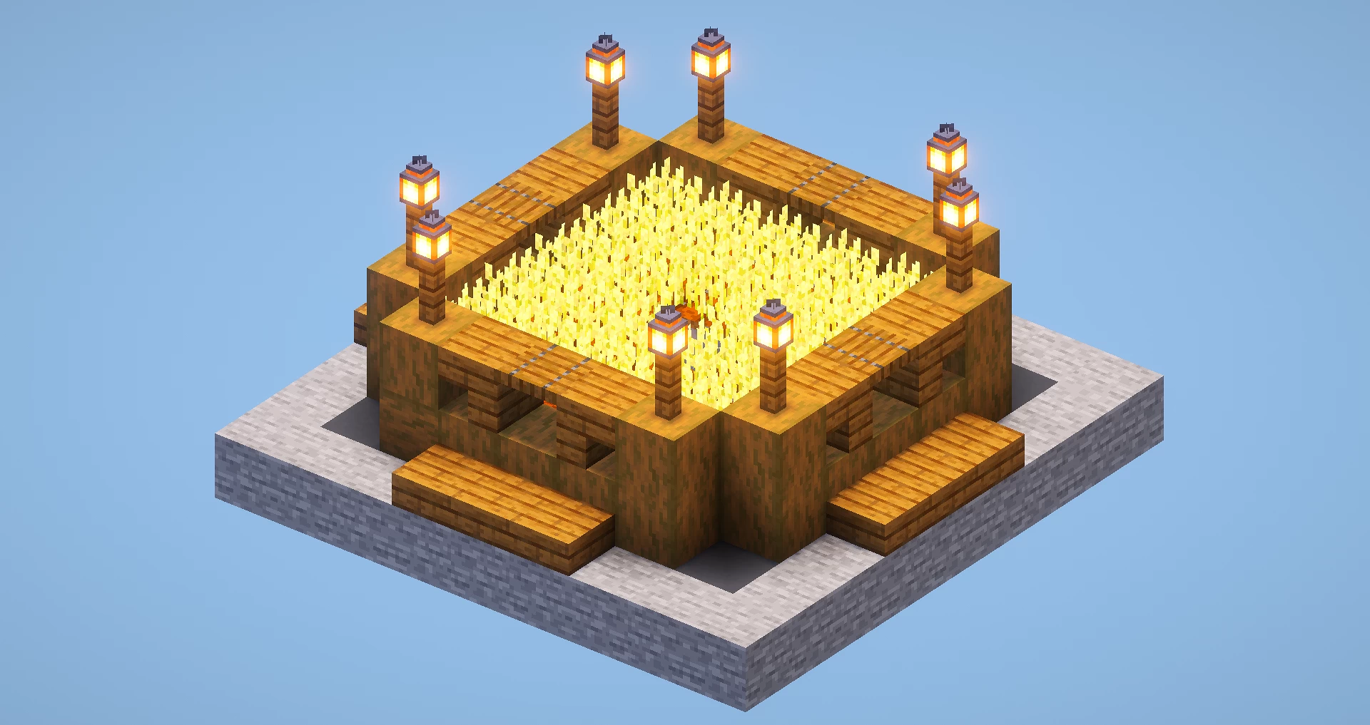 Small Wheat Farm