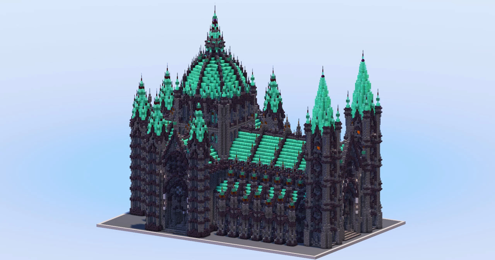 Gothic Cathedral Oxidized Copper Version