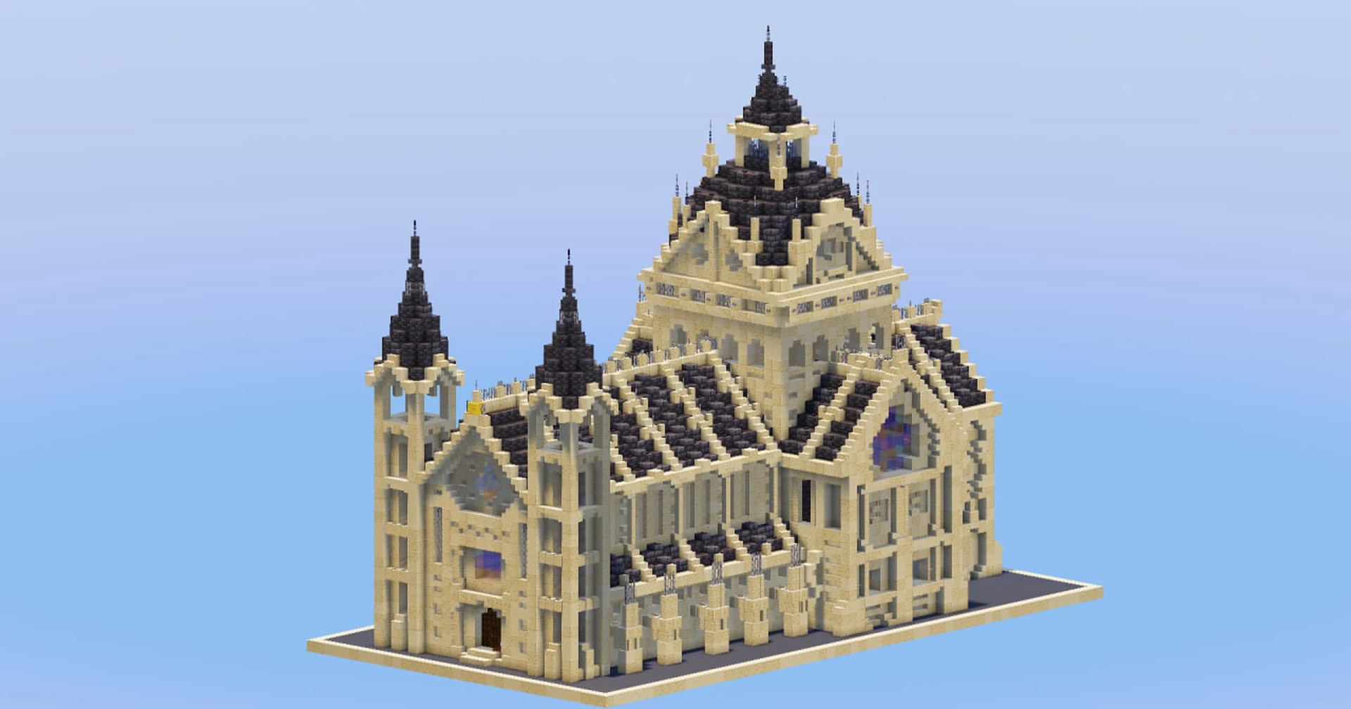 Mini Gothic Cathedral Sandstone Version