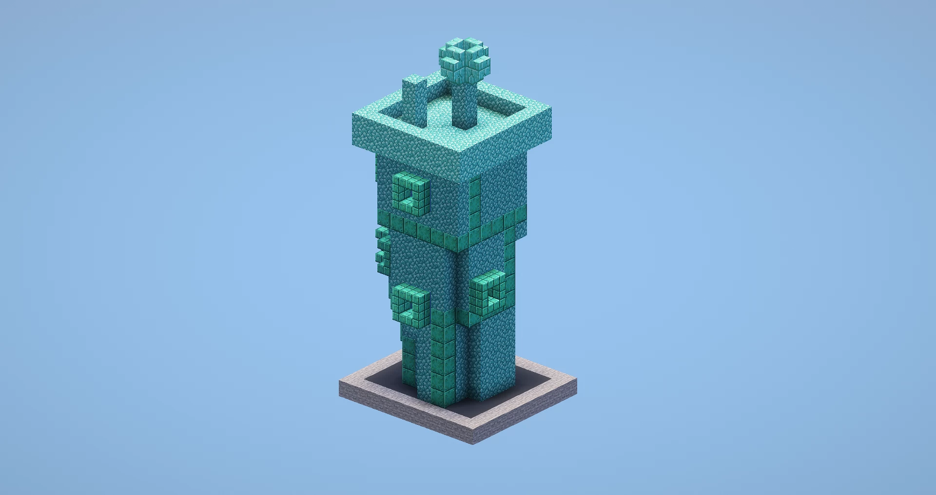 Light Blue Bikini Bottom House