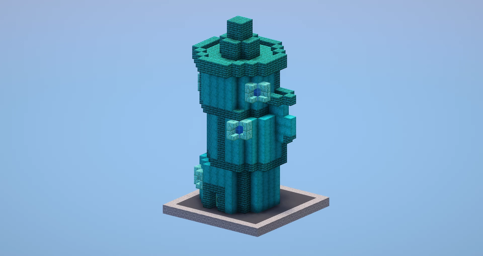 Blue Bikini Bottom House