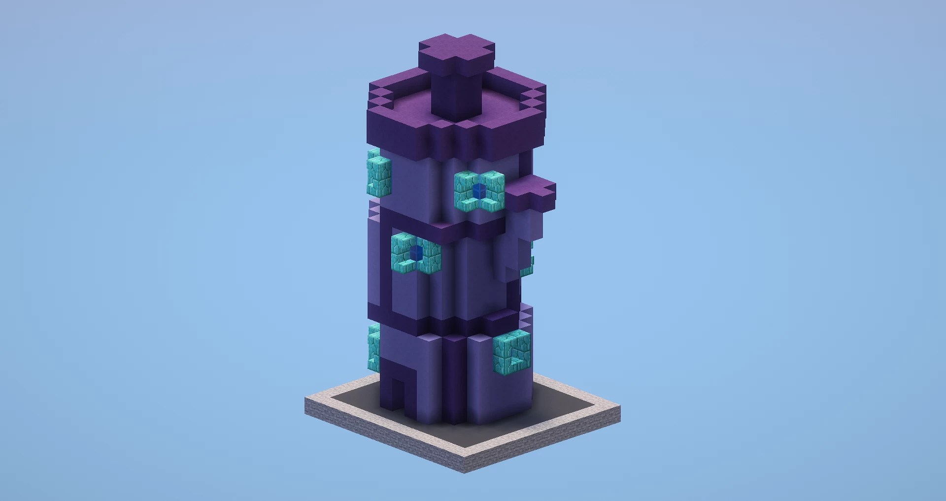 Purple Bikini Bottom House