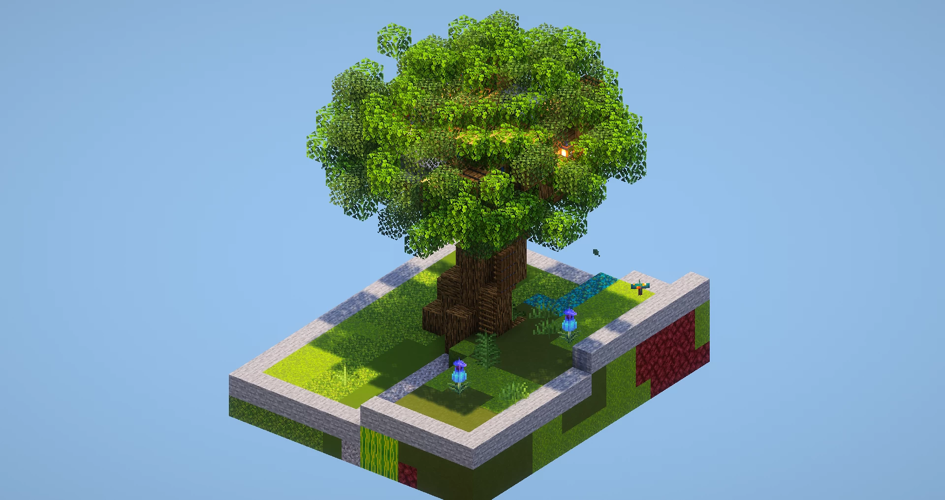 House inside a Oaktree