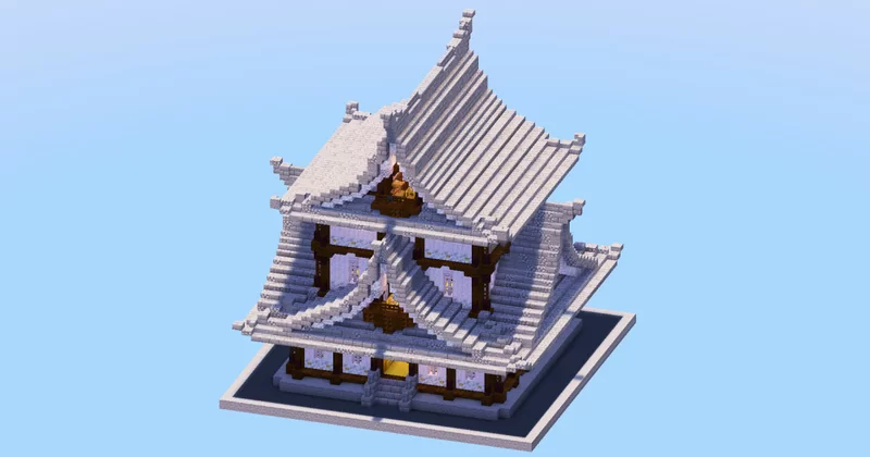 Japanese Temple Gray Version