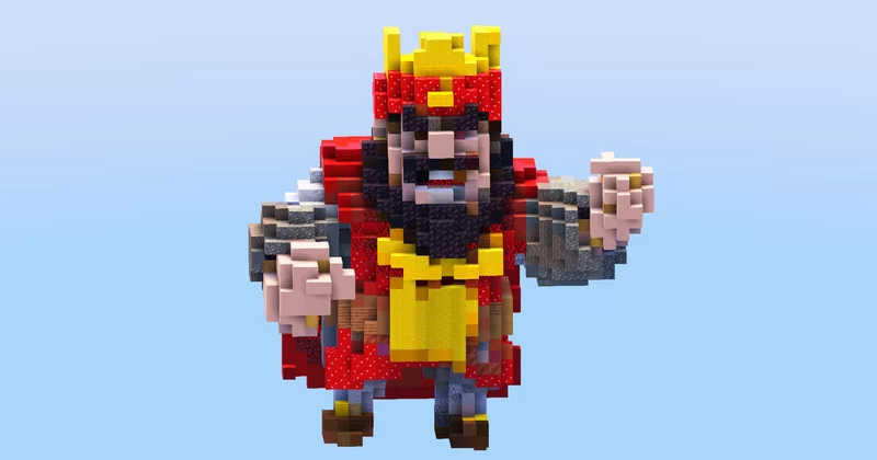 Red King from Clash Royale