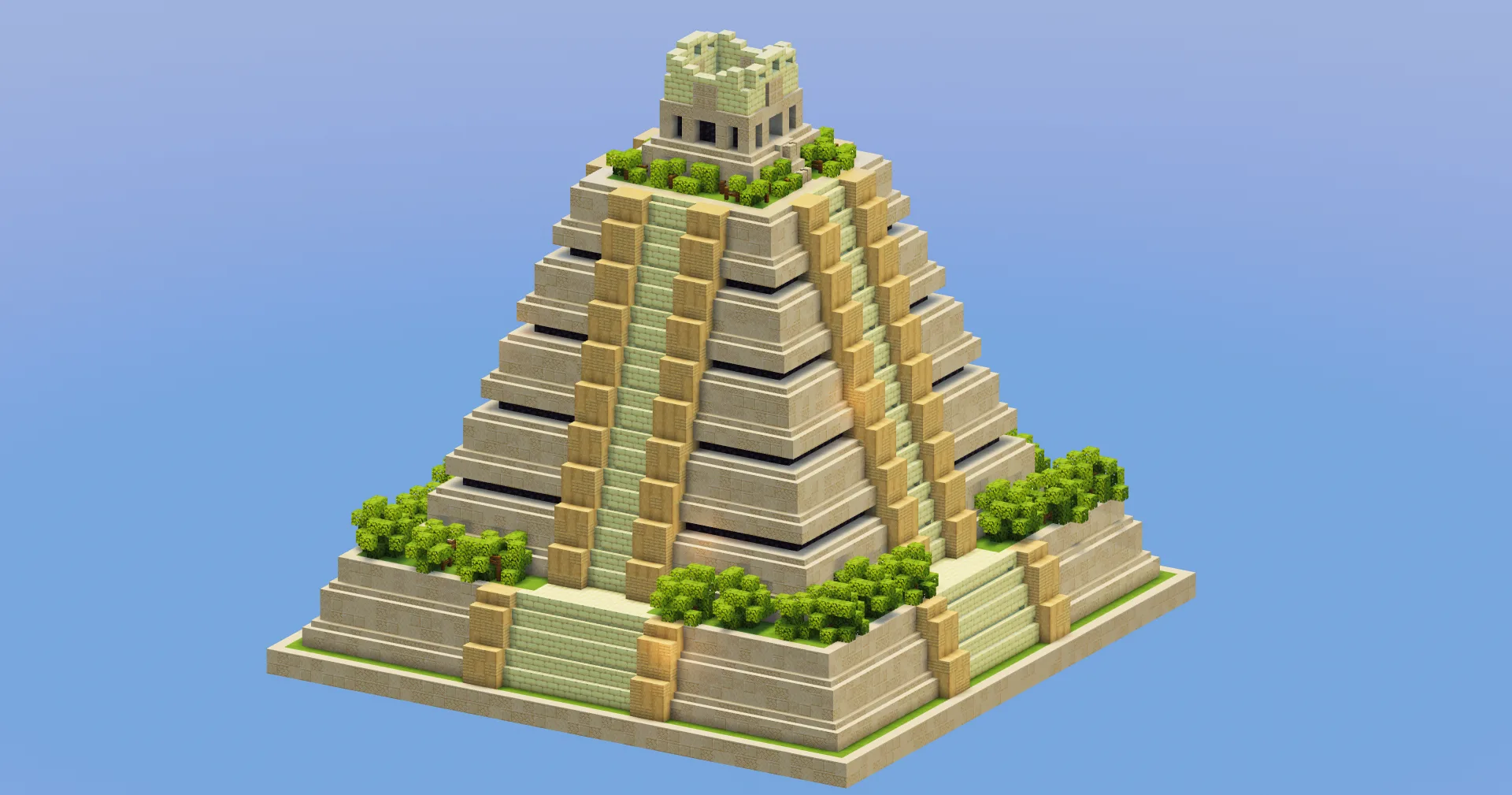 Sandstone Pyramid Temple