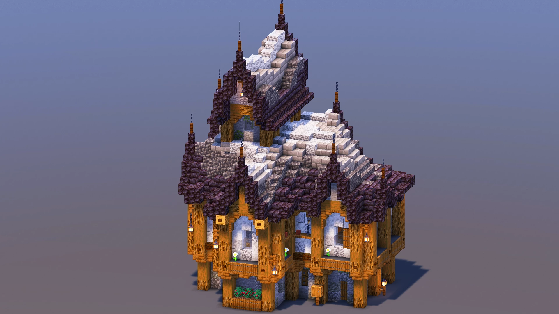 Gray Medieval Fantasy House