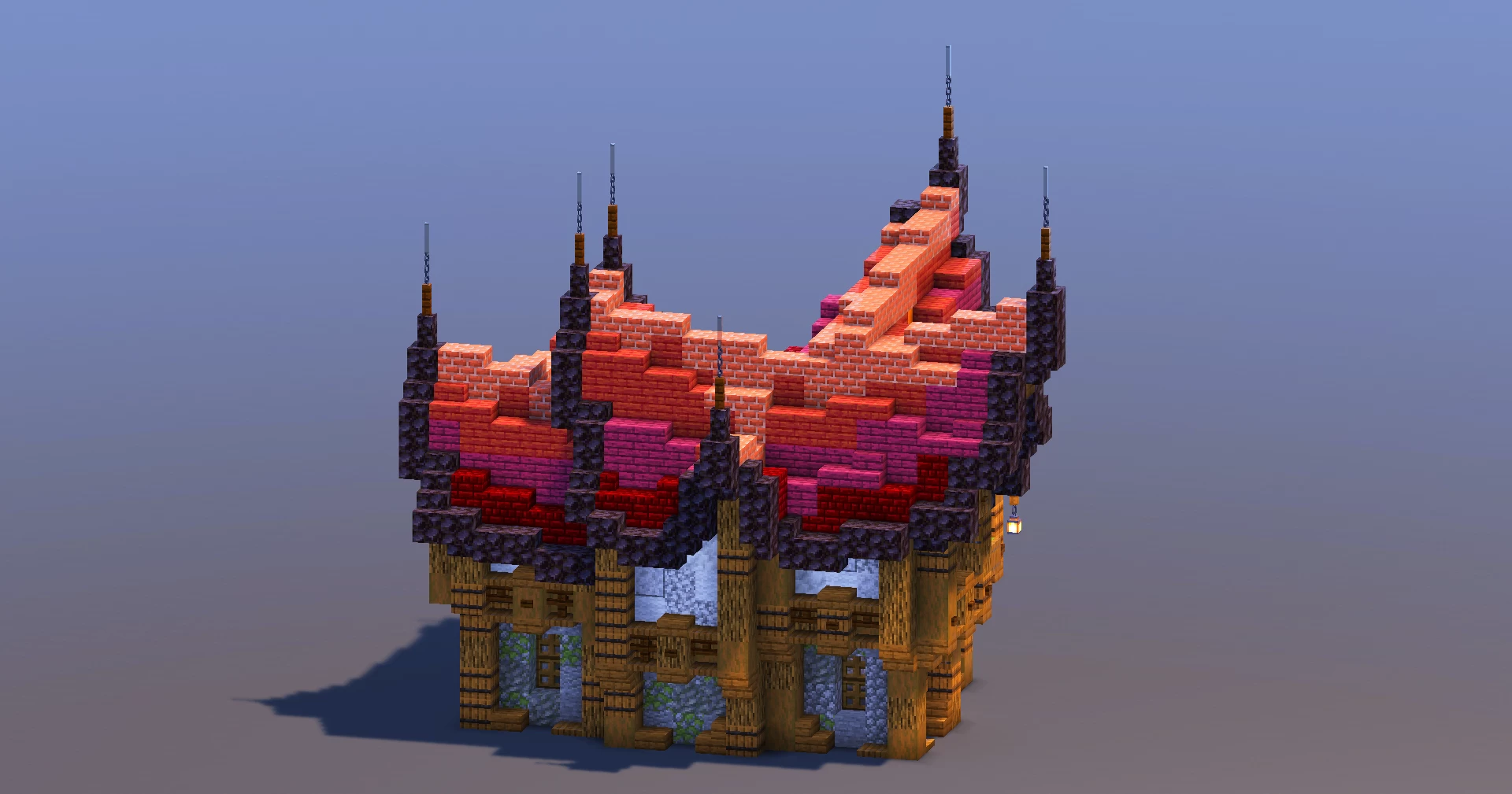 Red Medieval Fantasy House