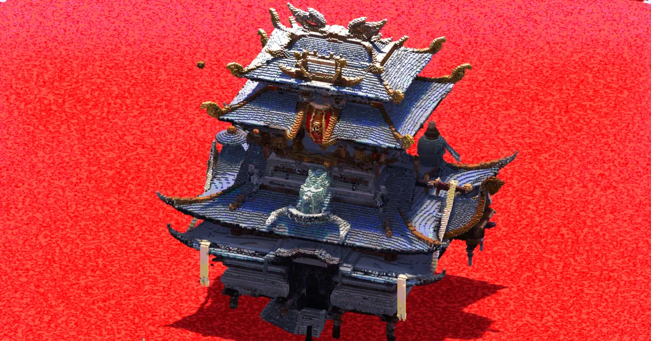 Tall Japanese Castle