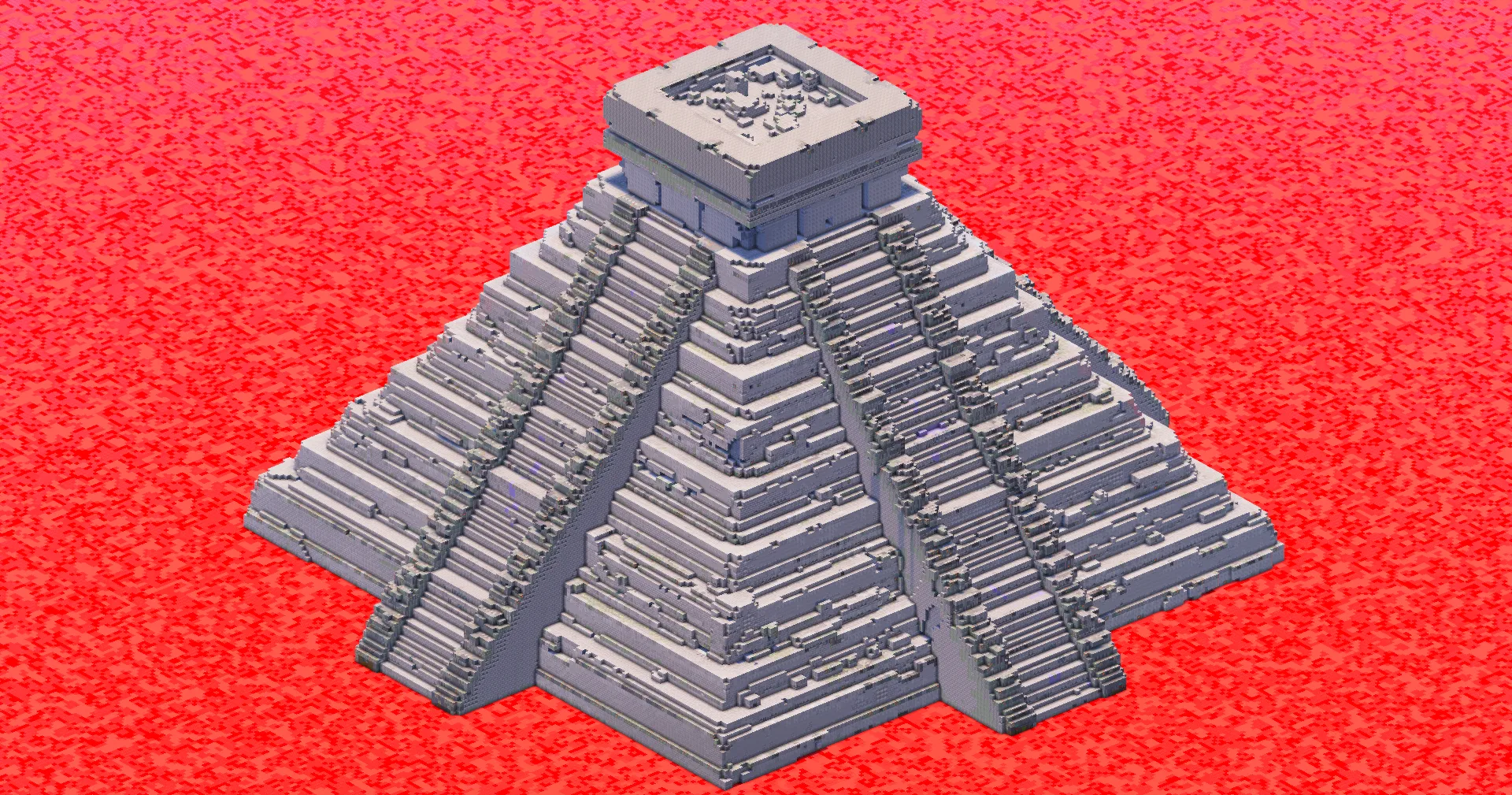 Mayan Pyramid Temple
