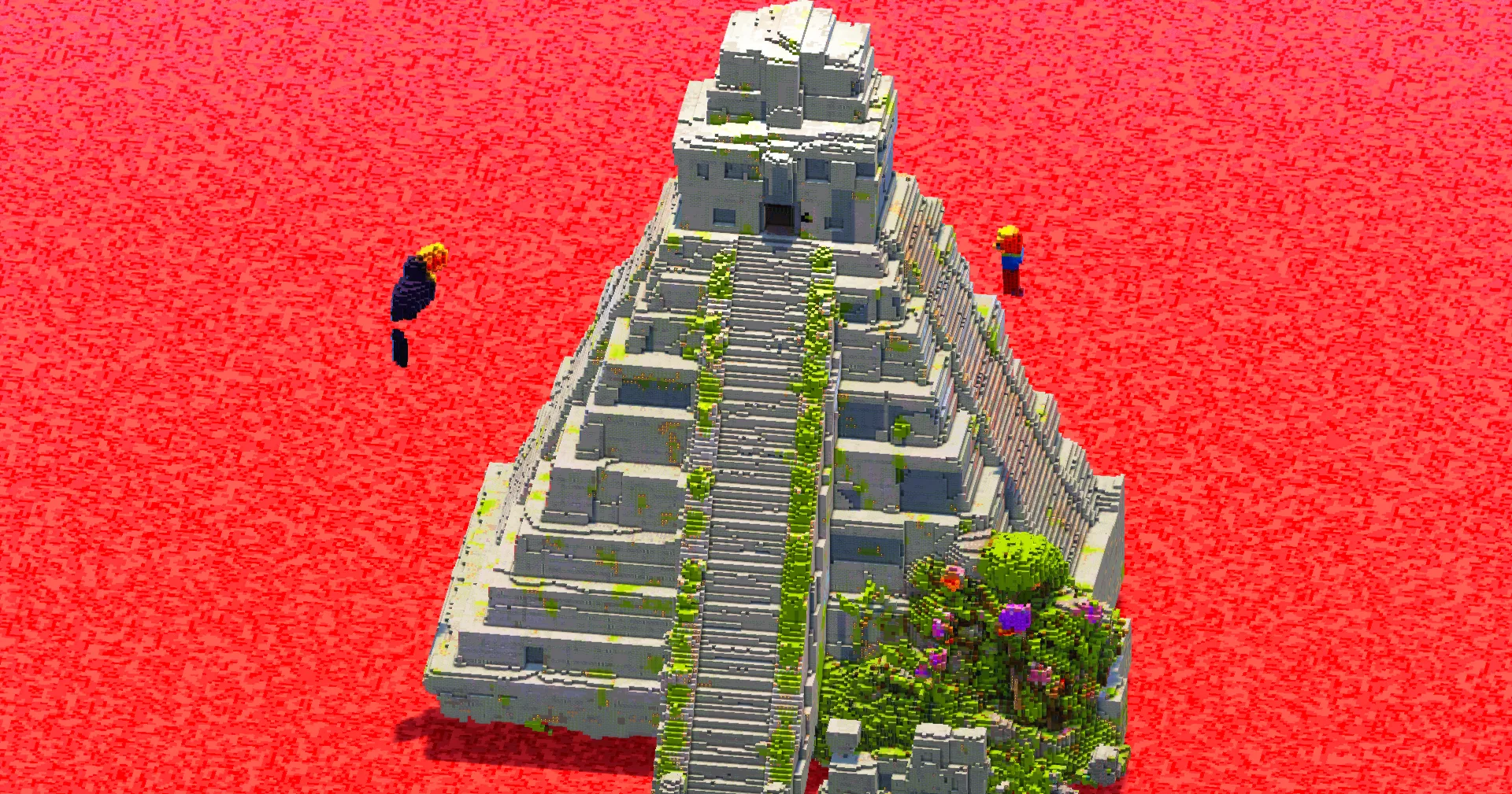 Mayan Floral Temple