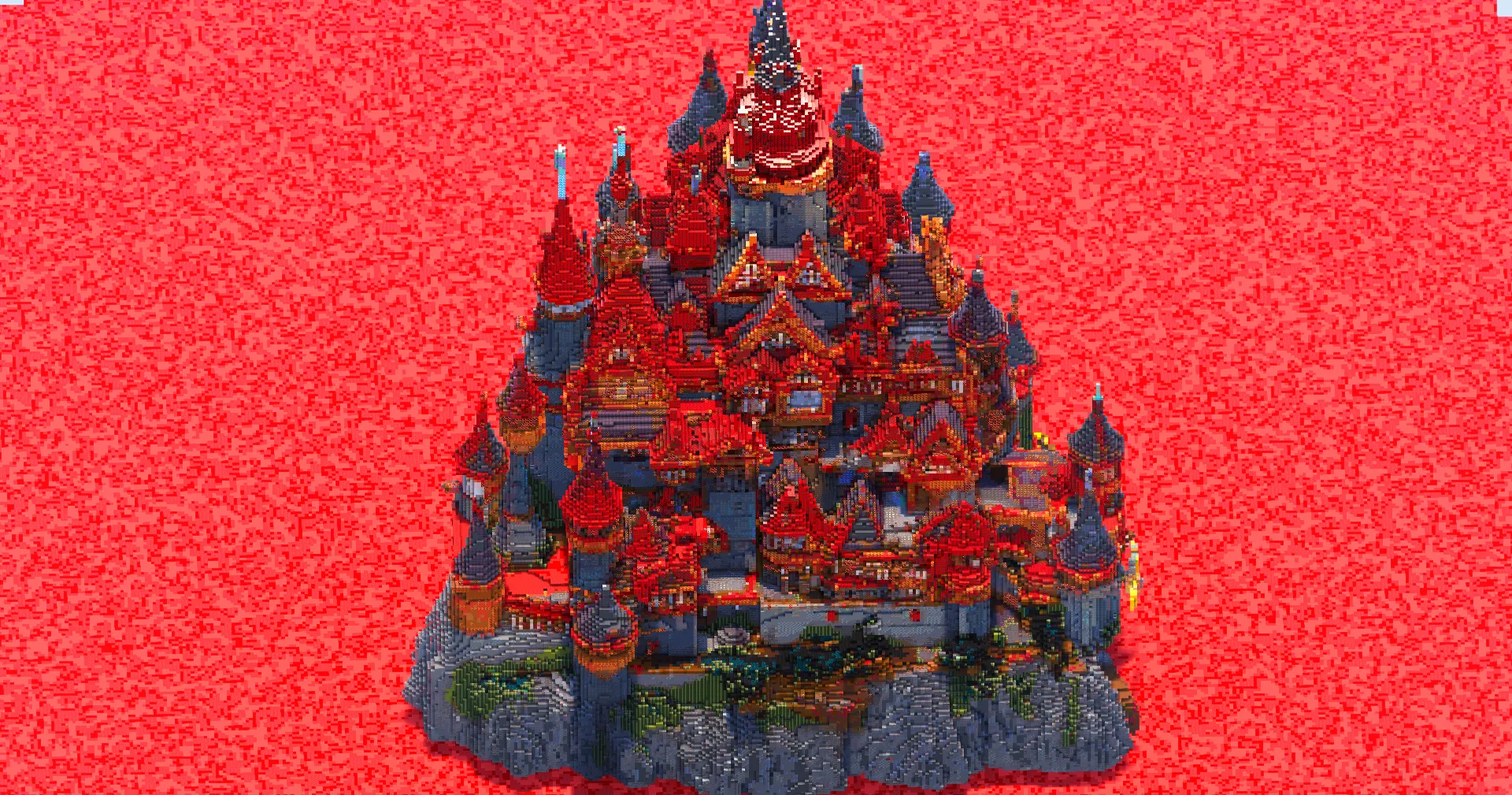 Giant Red Castle