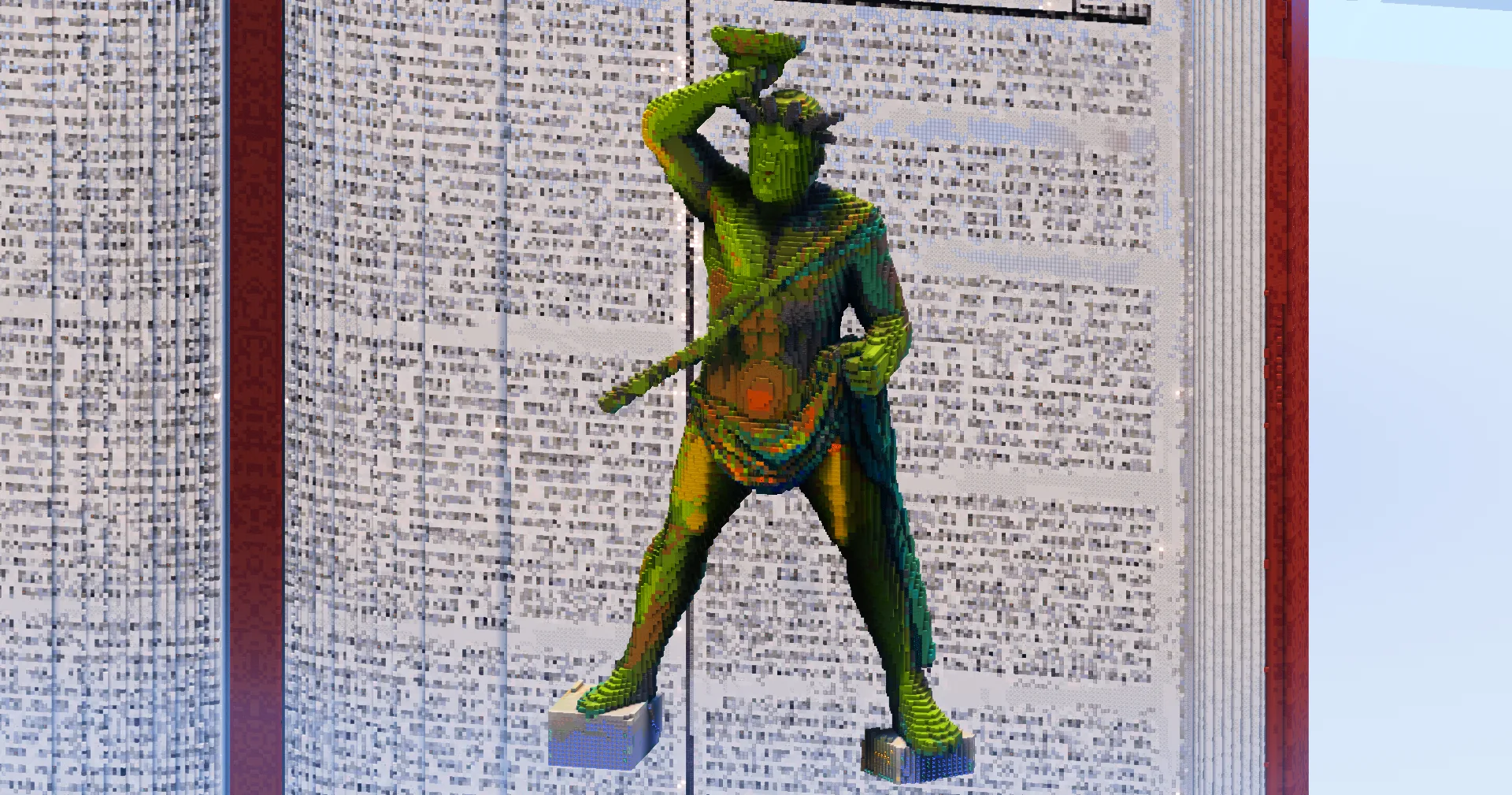 Colossus of Rhodes - Minecraft Build by TheBibleOfBuilding - MinecraftSchem