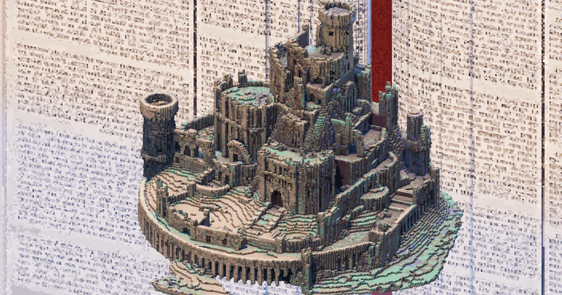 Rounded Medieval Castle