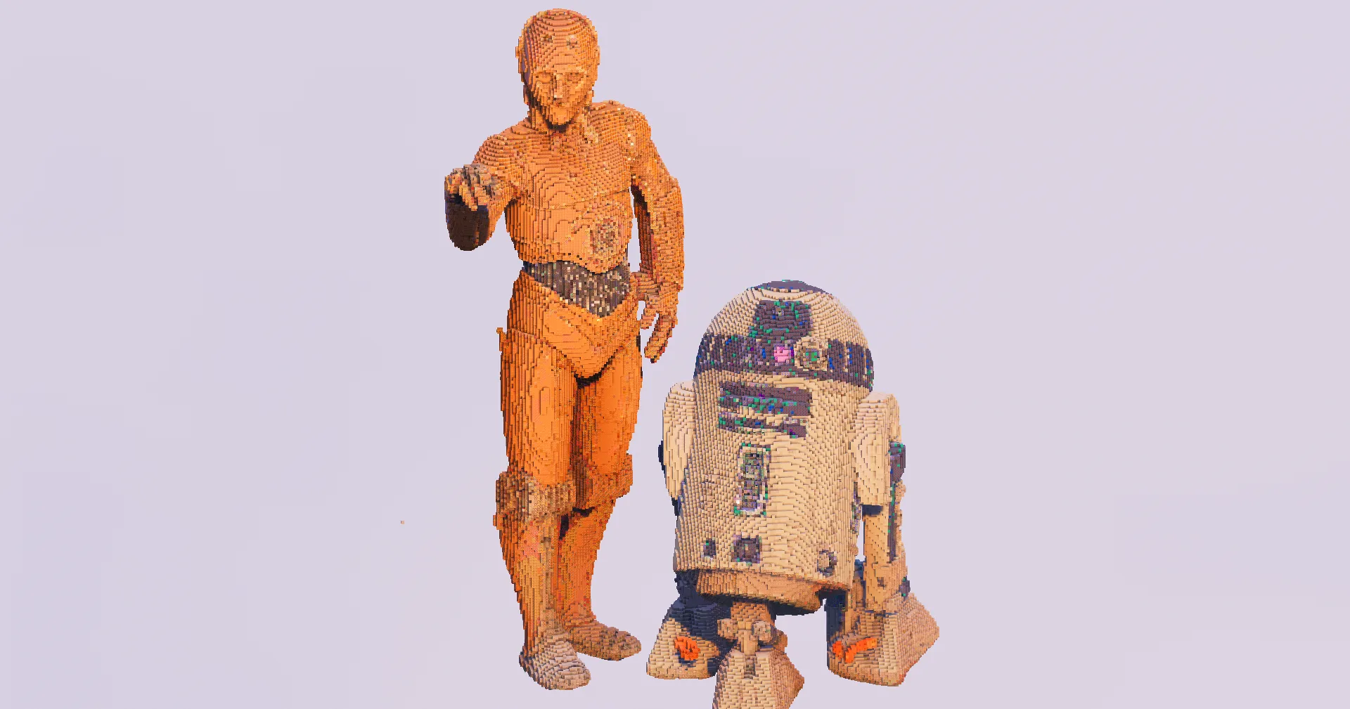 C-3PO and R2-D2
