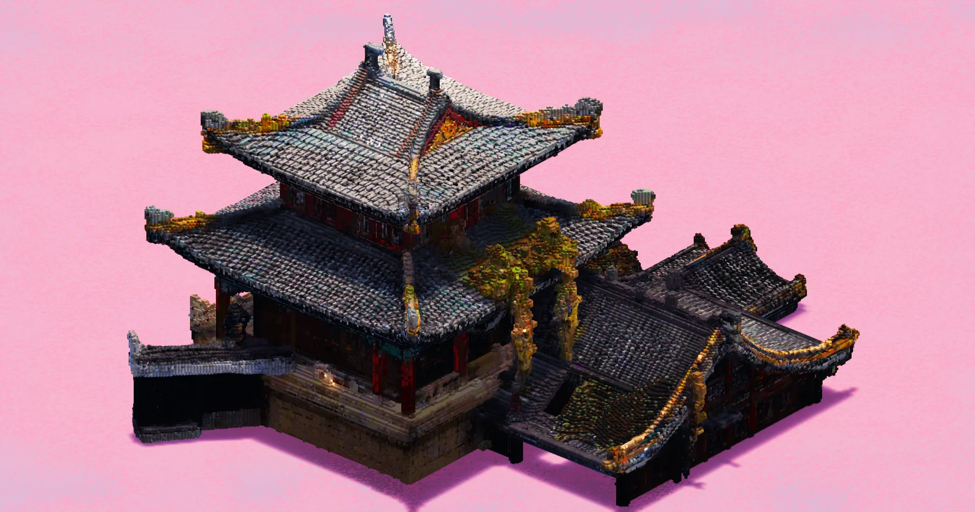 Two Chinese Pagoda