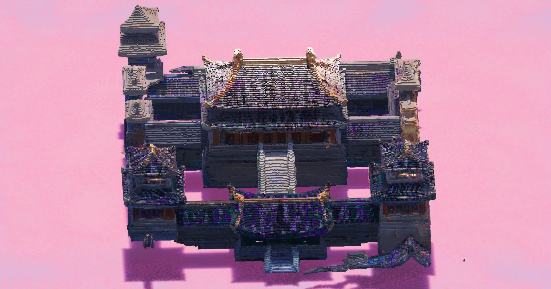 Giant Chinese Temple