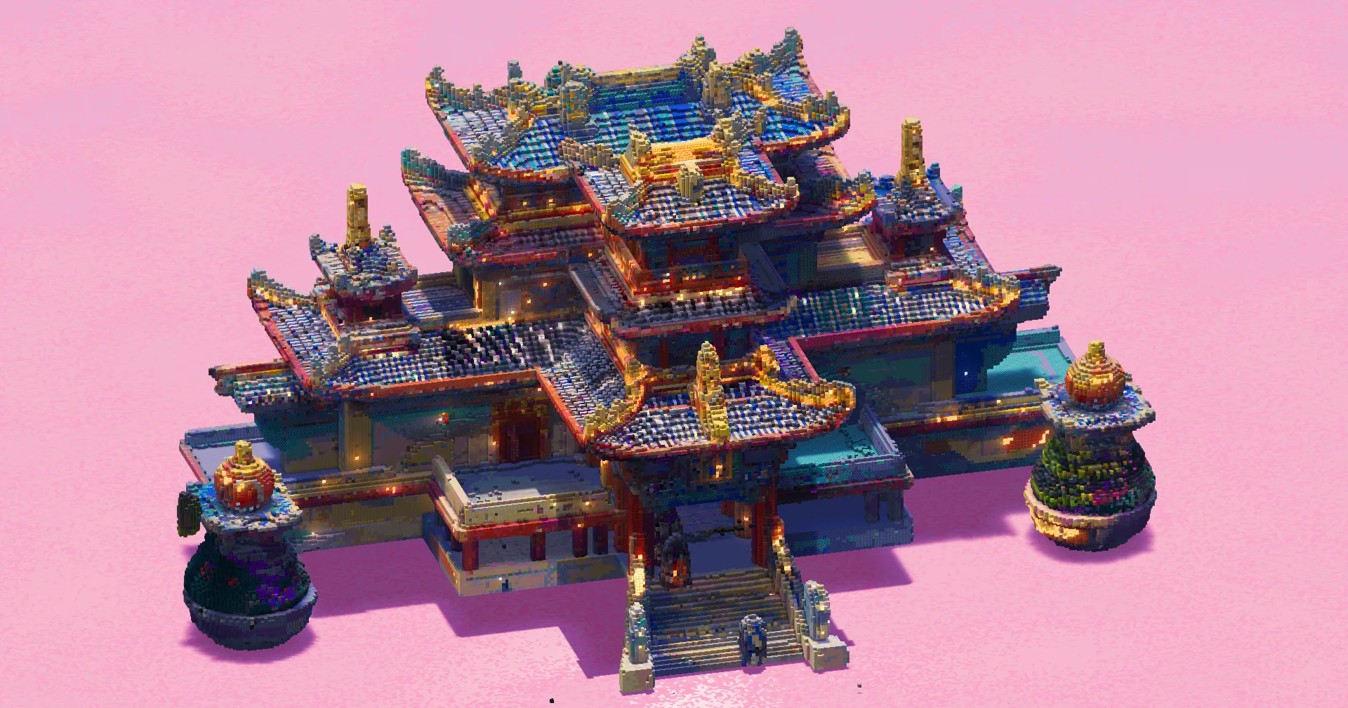 Giant Asian Temple