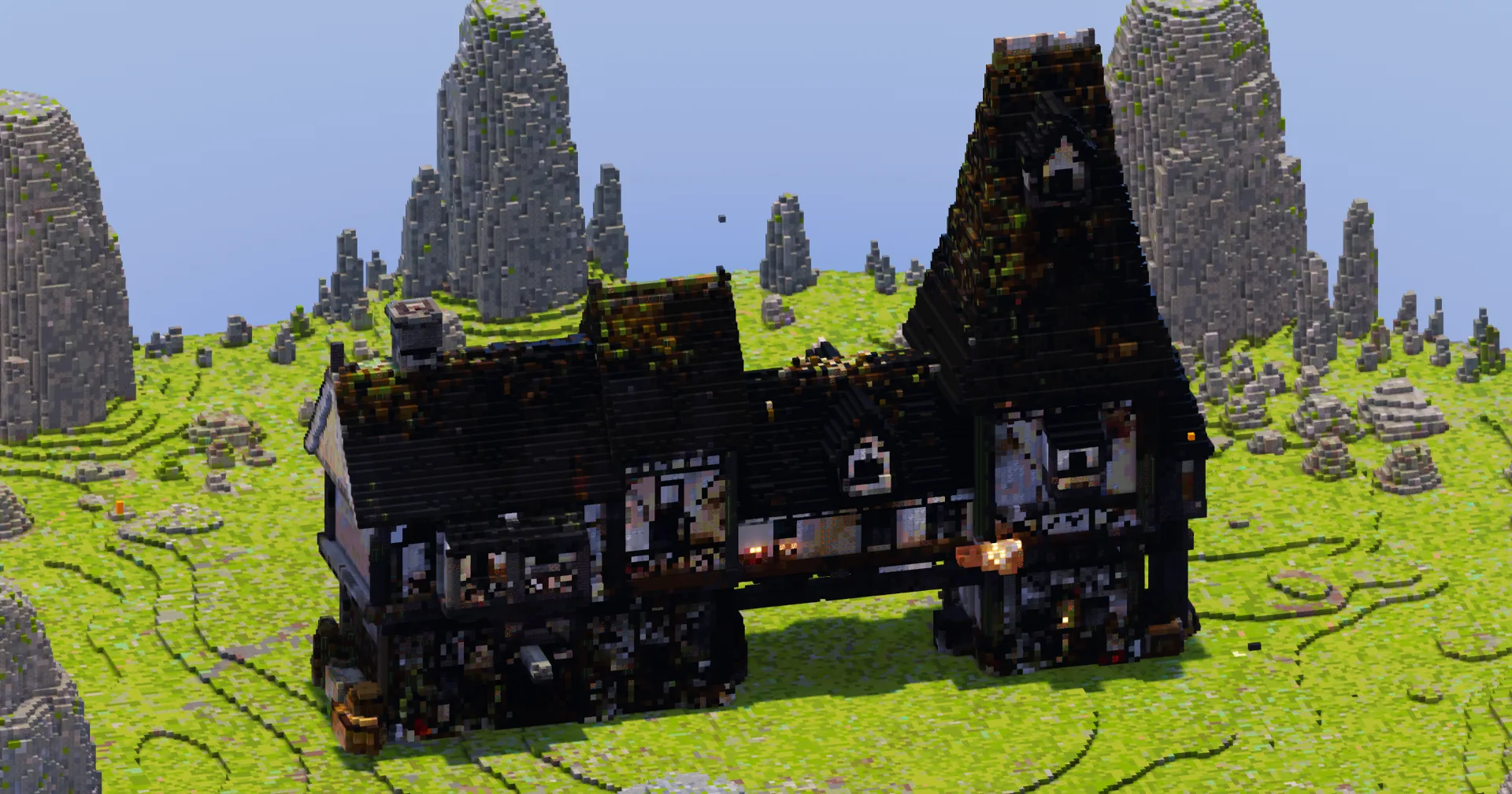 Black Medieval House