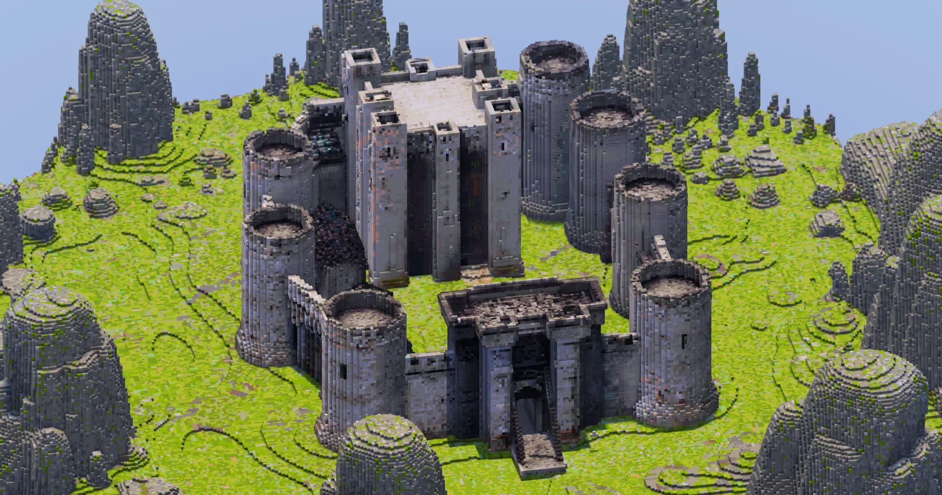 Medieval Castle Court