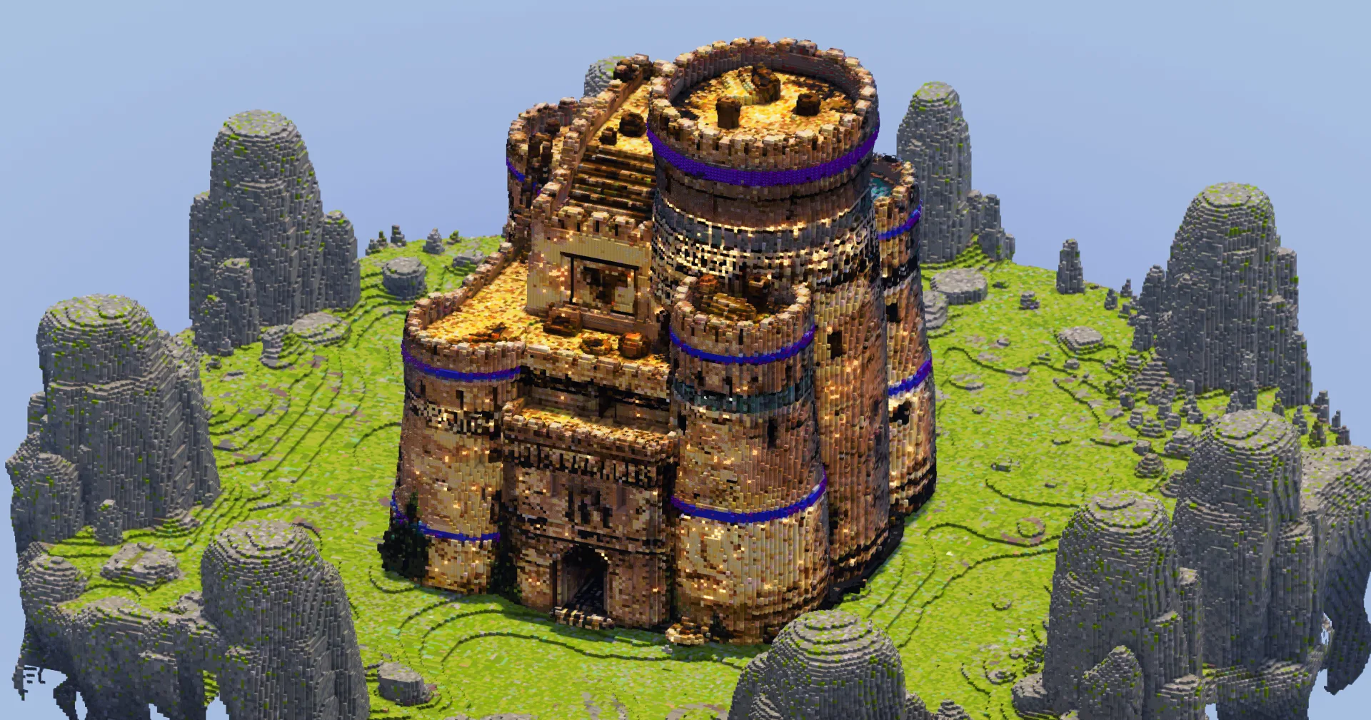 Sandstone Medieval Castle