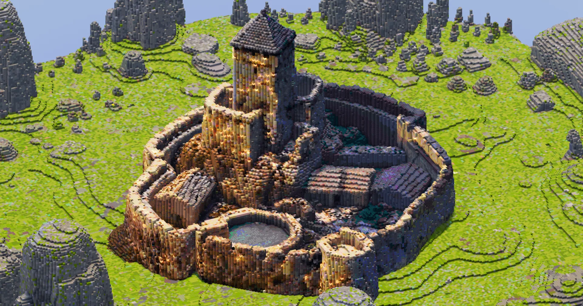 Circular Medieval Castle