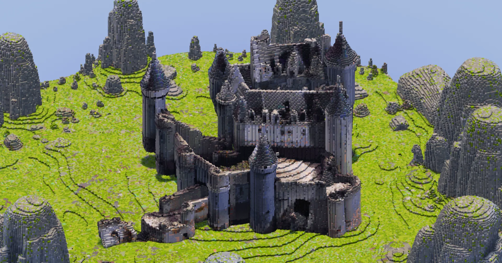 White Medieval Castle