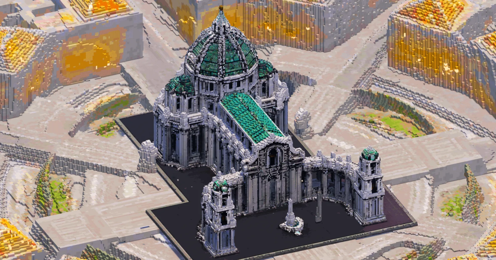 White Gothic Temple