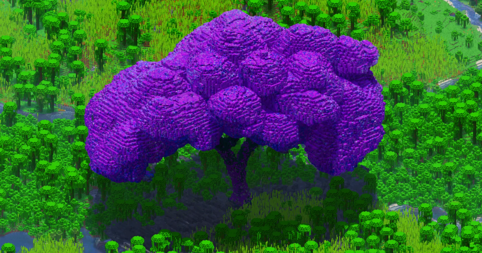 Purple Fantasy Tree